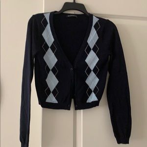 Cardigan crop